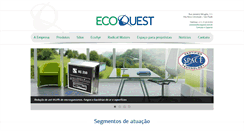 Desktop Screenshot of ecoquest.com.br